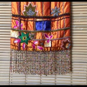 💃HOST PICK💃💯% SILK Milson & Louis boho, gypsy fringed bag. GREAT GIFT!!